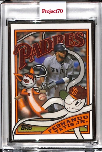 2021 TOPPS PROJECT 70 #623 FERNANDO TATIS JR BY CRAOLA P70 AP SILVER FRAME 50/51