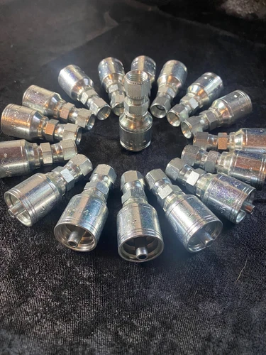 FJ11K-04-04 1/4" to 1/4" JIC Hydraulic Fitting Intertraco brand Parker Qty. 4