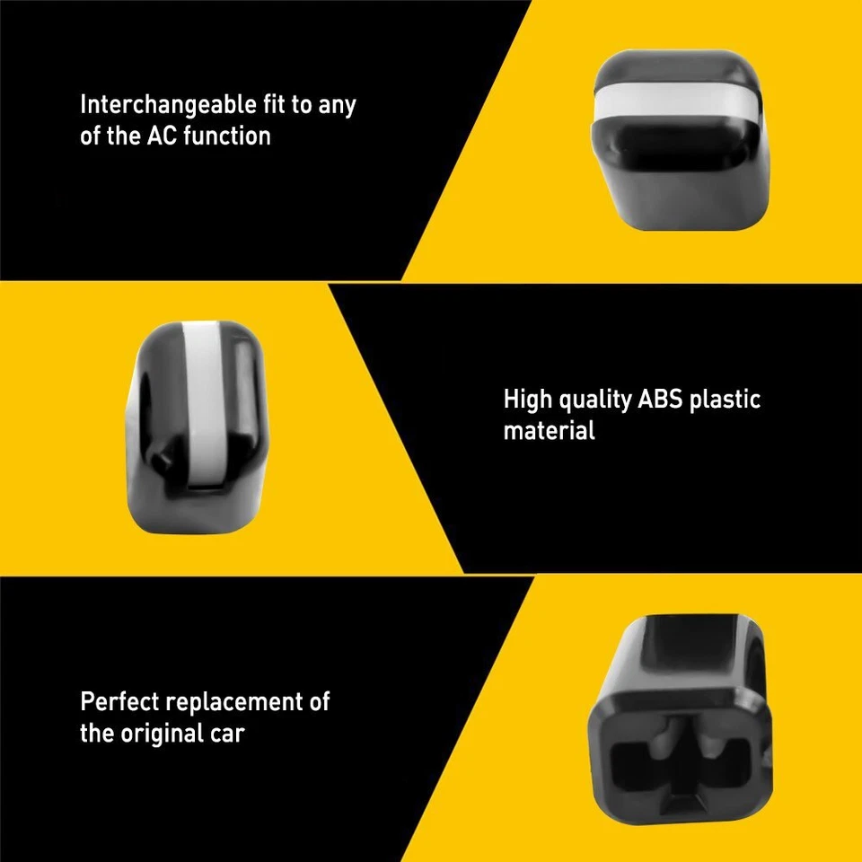 4* Control Knob For Toyota VAN PICKUP 4RUNNER Air Conditioner Replacement AUXITO - Image 3 of 4