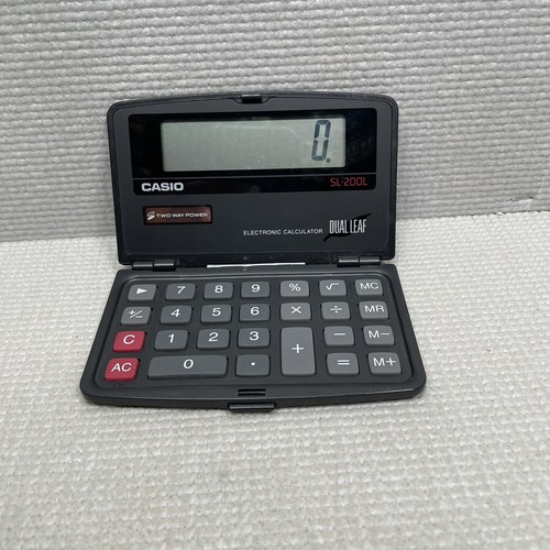 casio dual leaf calculator