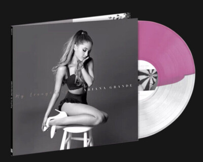 Ariana Grande - My Everything Lavender Clear Split Vinyl Exclusive