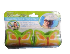 Boca Clips Butterfly Towel Chair Clips Beach/Pool Accessory T72 