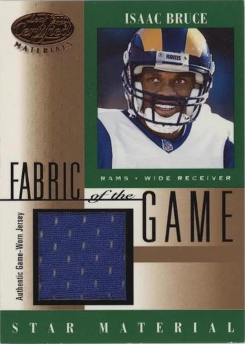 2001 Leaf Certified Materials Isaac Bruce #FG-85