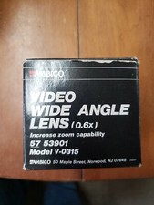 Ambico Japan V-0315 Video Wide Angle Lens 0.6X , Pre-owned N
