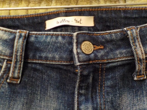 Willow & Root Jeans Womens size 30 Darker distressed blue jeans everyday jeans - 第 9/12 張圖片