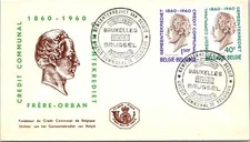 Belgium FDC 1960 - Credit Communal Bro Orban - Brussel - F29581