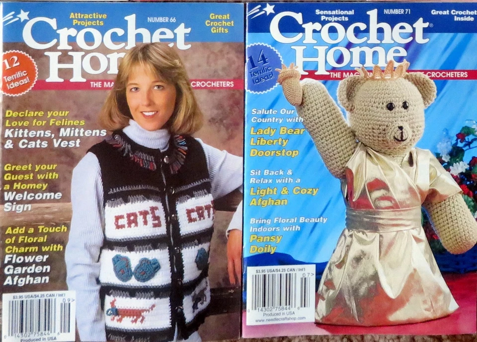CROCHET HOME Magazine for Creative Crocheters - Small Format - Five (5) Issues - Image 3 of 3