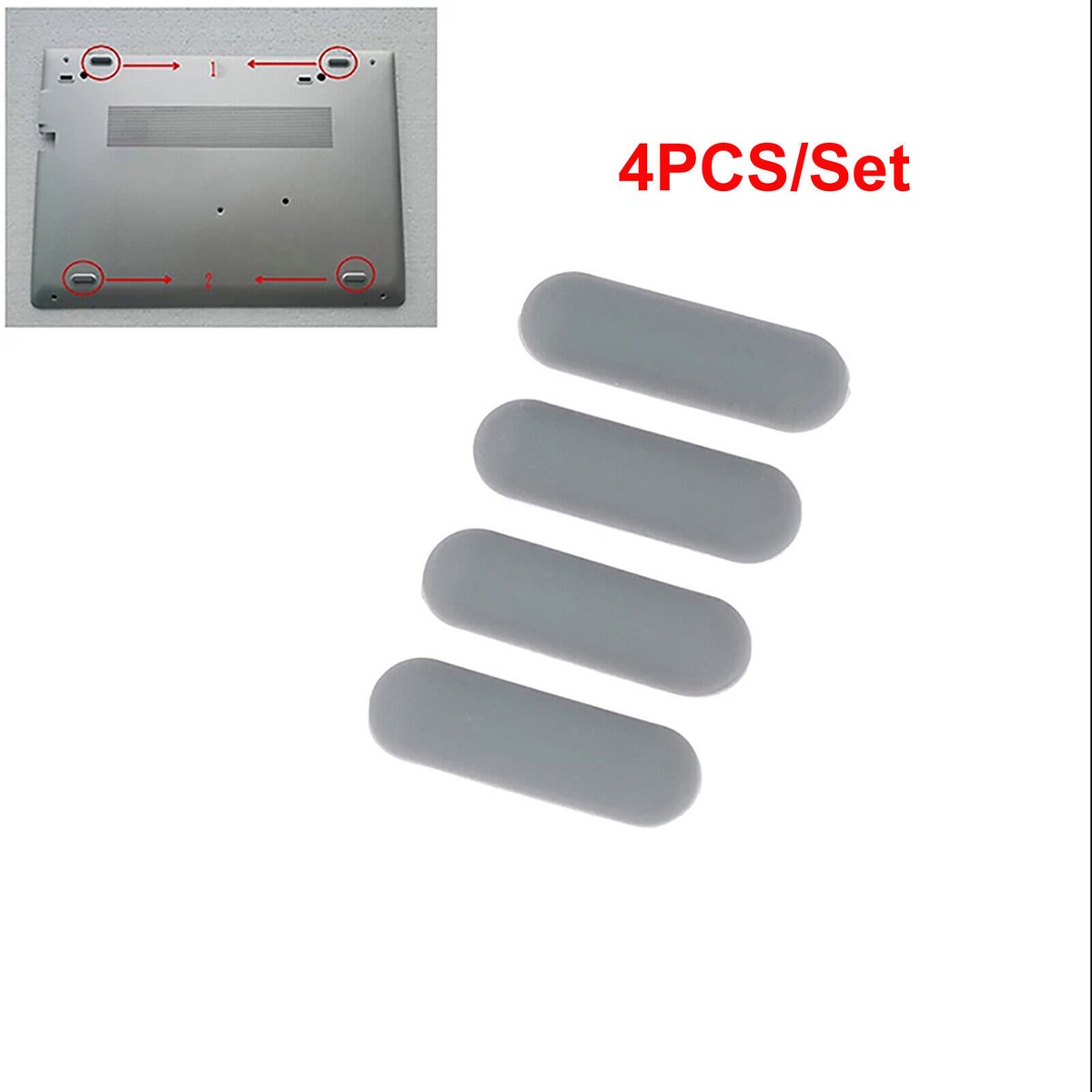 GMBYLBY PCs/Set BOD Gummi Füße Fußabdeckung Lapt Produktbild-Vorschau 9
