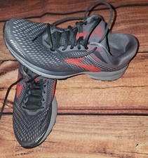 brooks launch 5 Mens Running Shoes Sz 11 Gray Red