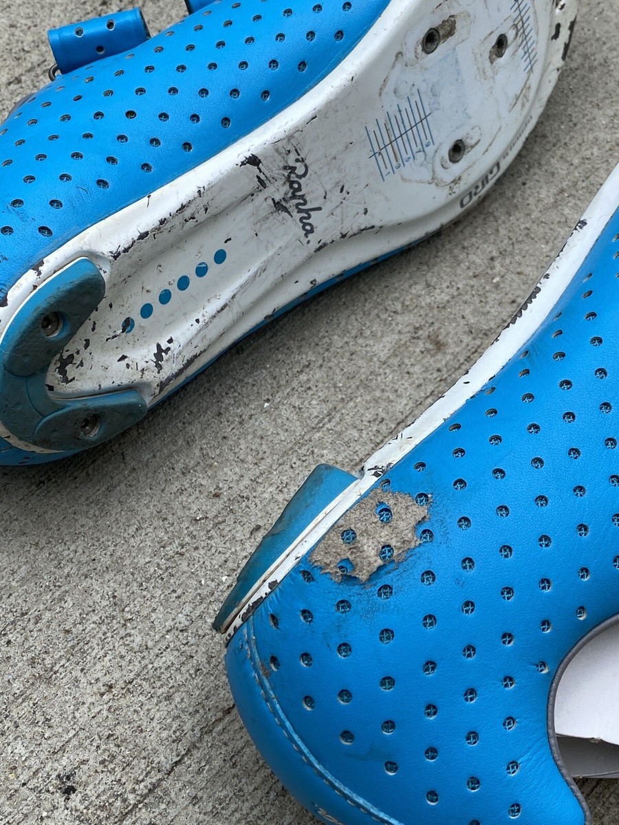 Rapha Climber's Road Cycling Shoe in Blue w/ Giro Soles 43.5 Rapha Climber's Road Cycling Shoe in Blue w/ Giro Soles 43.5