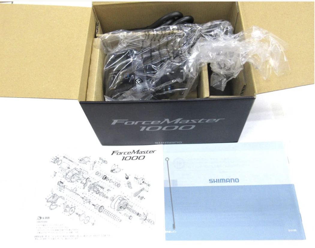 Shimano 21 Force Master 1000 Right Handle Electric Reel English Display