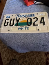 Tennessee License Plate Sunrise Design Guy 024 White County 2005