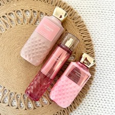 Bath  Body Works Pink Champagne Toast Set New Lotion Shower Gel Fragrance Mist