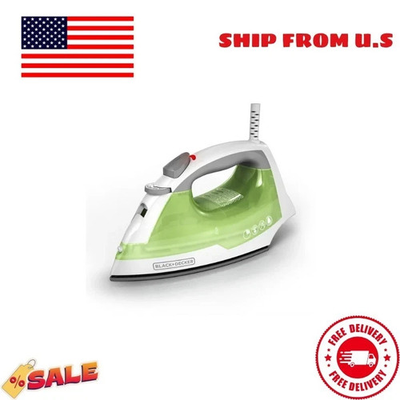 #ad BlackDecker 1200W Easy Steam Compact Iron with Steam and Temperature Controls $11.99