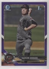 2018 Bowman Draft Chrome Purple Refractor 206/250 Jackson Goddard #BDC-147 0c6