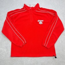 Ohio State Buckeyes Red Fleece Quarter Zip Pullover Kids 18 Starter