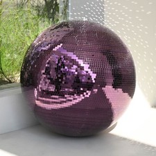 Yescom 24" Large Disco Ball Mirror Big Hanging Glass for Party Events Wedding