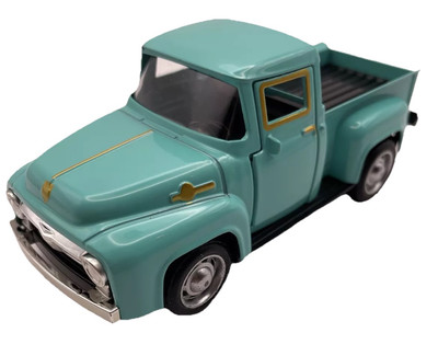 Hellblau / Türkis Retro Pickup Truck Maßstab 1:32 Die Cast Pick Up, vergangene Ära