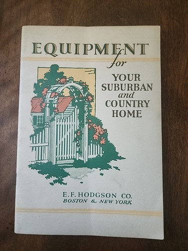 1931 E.F. Hodgson "FURNISHINGS for Your Suburban & Country Home" Catalog