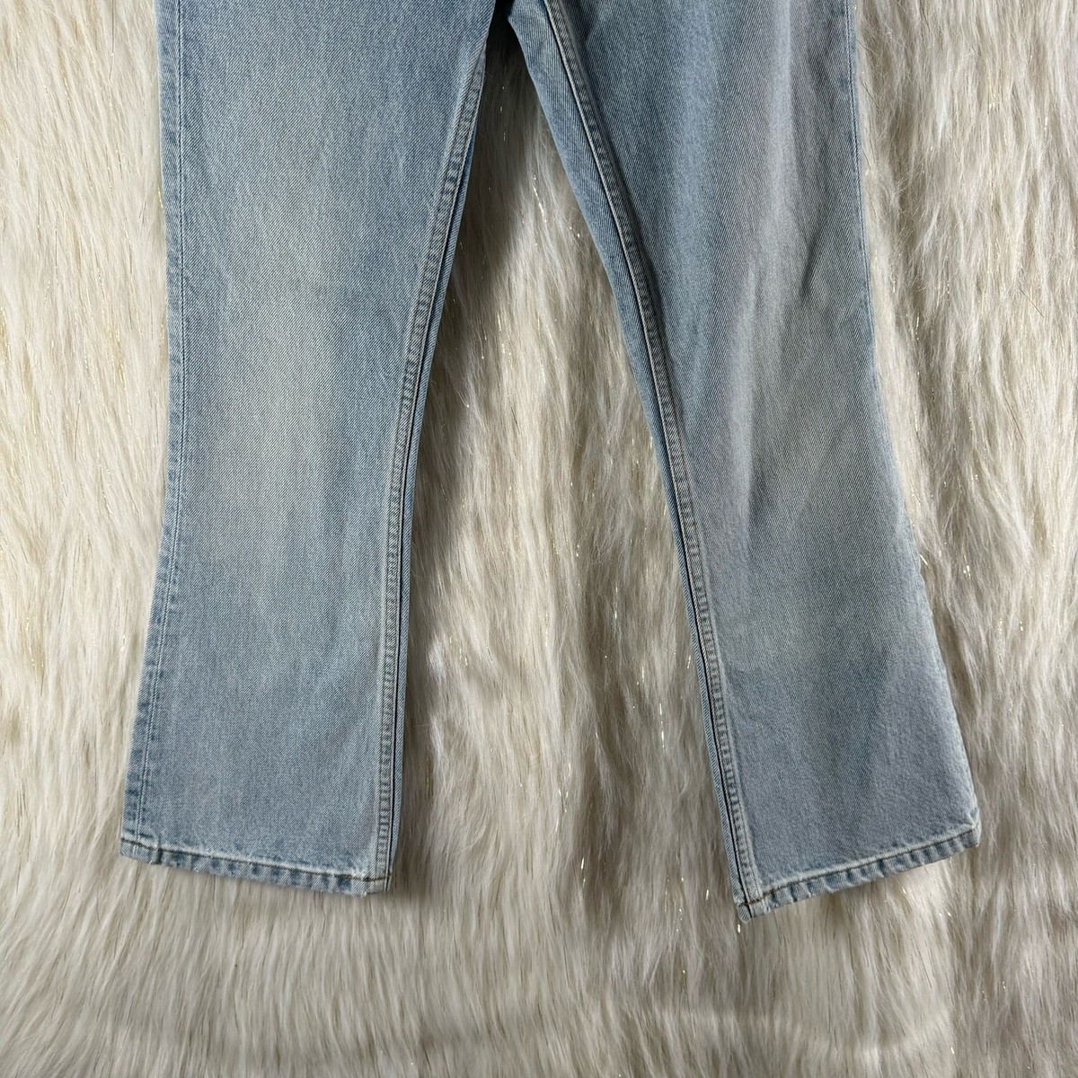 Alexander Wang Women's Flare Jeans Ankle Light Wash Mid Rise 100% Cotton 24 View 3