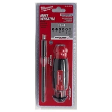 Milwaukee 48-22-2915 14-in-1 Multi-Bit Screwdriver W/ SHOCKWAVE Impact Duty Bits