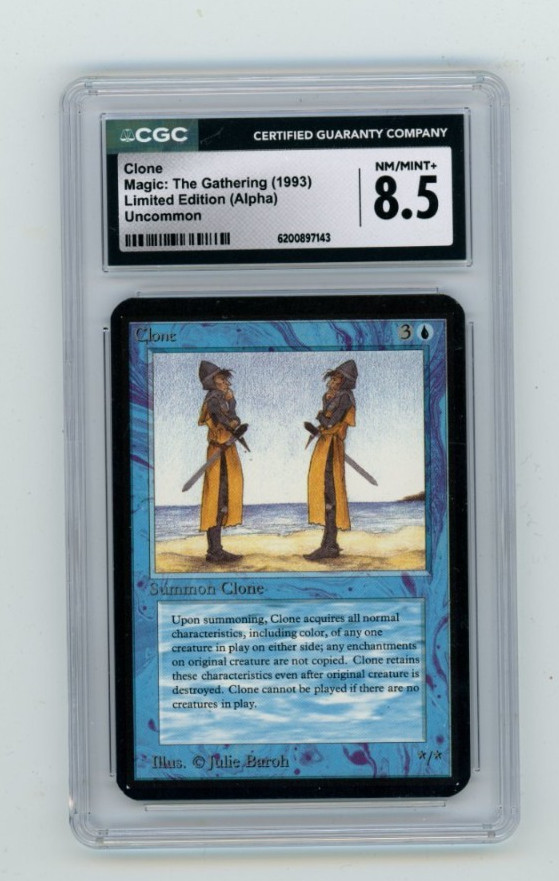 1993 MTG Alpha Clone Limited Edition Uncommon CGC 8.5 NM/Mint+ Magic Gathering