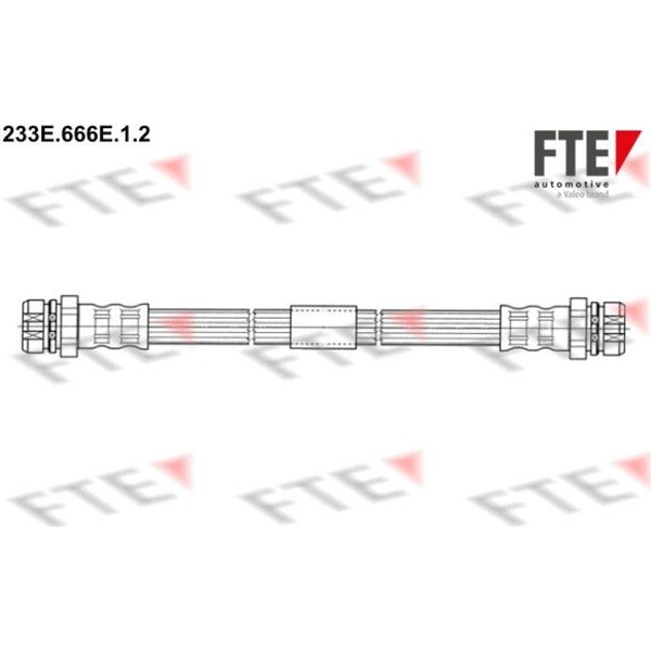 FTE 9240396 Bremsschlauch FüR VW Beetle Jetta Touran 162 163 AV3 AV2 5C1 5C2-image