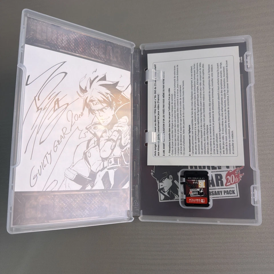 Guilty Gear 20th Anniversary Pack Day One Nintendo Switch PAL Artbook Big Box, foto 4 di 5