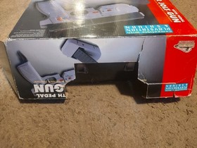BOX ONLY Light-Gun Guncon Pelican Super Jolt Pedal PlayStation Sega Saturn PARTS