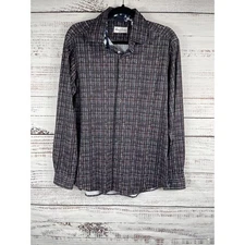 Robert Graham Shirt Men's Small Classic Fit Long Sleeve Patterned Multicolor