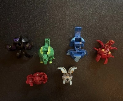 Lot Of 6 Bakugan Figures. Mixed Lot Of Various Sizes