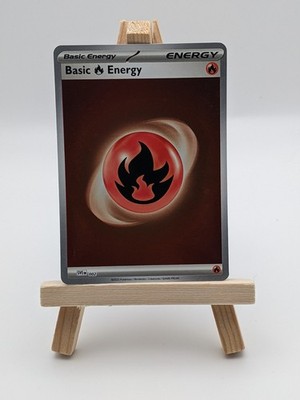 Pokemon 151 Fire Energy 002 (One swirl)