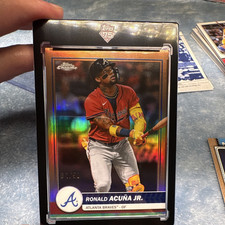 Topps 2026 Chrome Gold Parallel 1/50 Ronald Acuña Jr. Atlanta Braves  #13 
