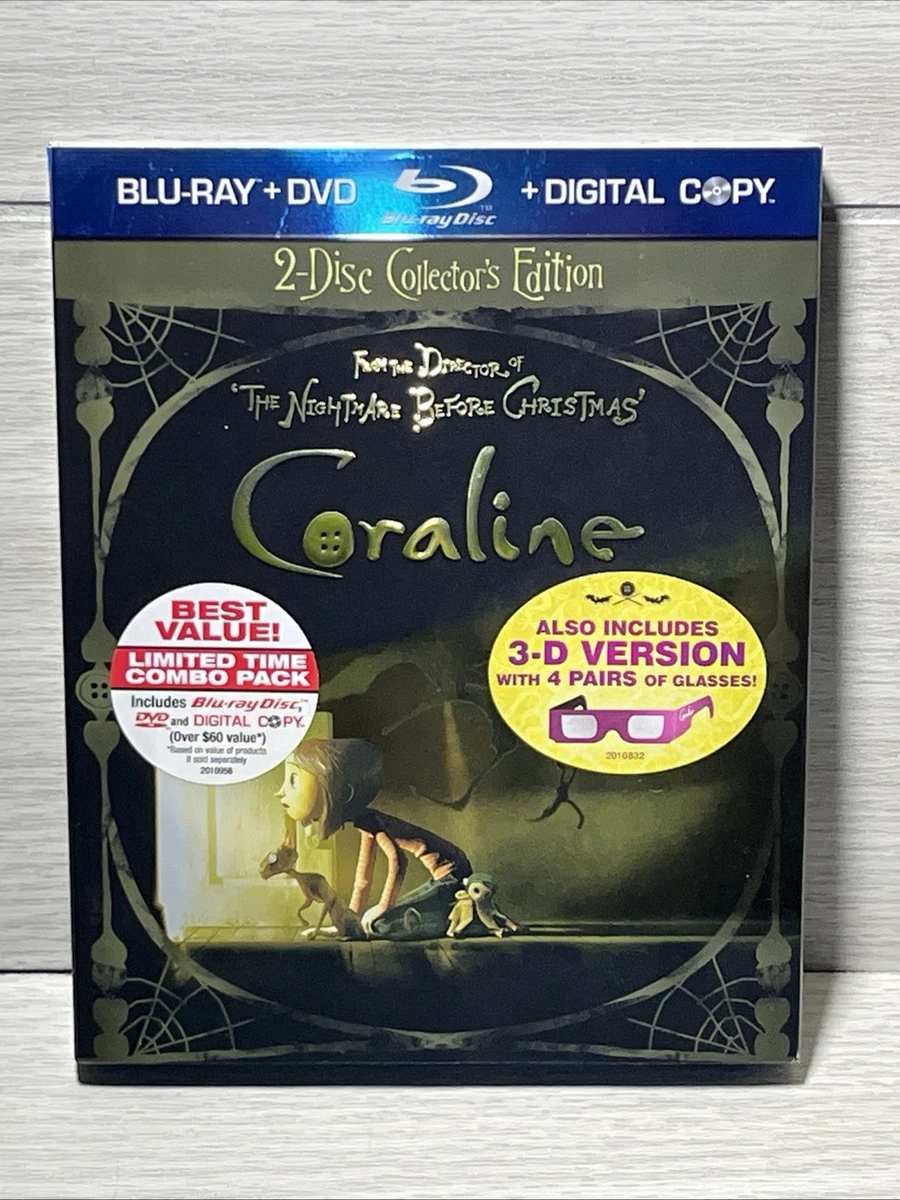 Coraline Blu-ray 3D Edition DVDs & Blu-ray Discs for sale - eBay