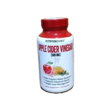 1 Apple Cider Vinegar Pills NutritionWorks 500mg per serving 90 Capsules