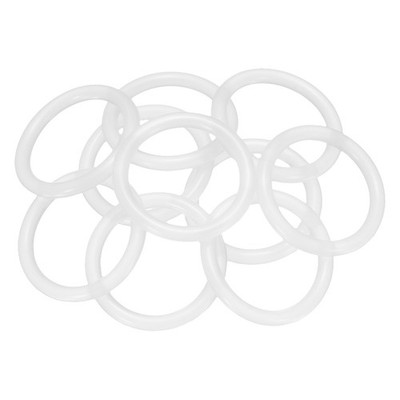 10Pcs 30x23x3.5mm White Silicone O-Ring Metric Sealing Gasket Seal O-Ring Washer