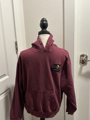 Violet Red Triangle Sport Headwear Hoodie.  Youth Size: Medium ￼