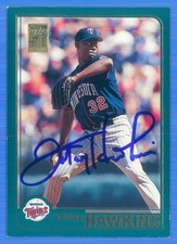LaTROY HAWKINS Signed/Autographed 2000 Topps Card #296 Twins w/COA