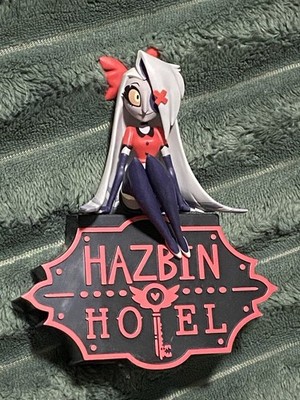 Vaggie Hazbin Hotel Sign Figurine, Sitting Vaggie, Hazbin Official