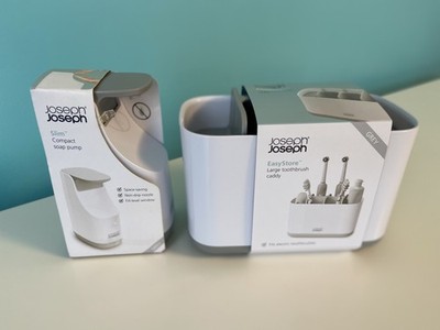 Joseph Joseph - EasyStore  großer Zahnbürstenhalter und Seifenpumpenspender