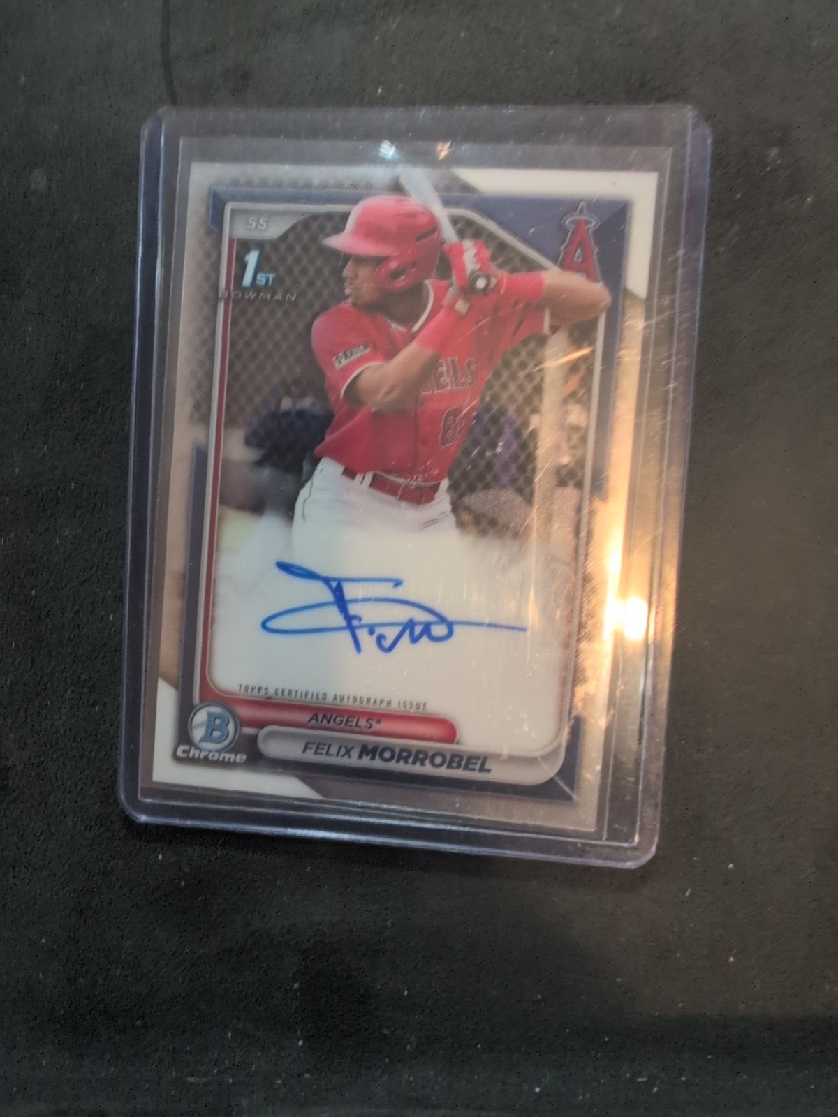 2024 Bowman - Chrome Prospect Autographs Felix Morrobel #CPA-FM (AU, RC)