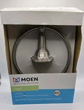 NEW Moen Brushed Nickle Towel Ring 6" Sage Collection DN6886BN