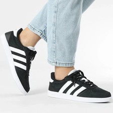 Adidas Breaknet Sleek Black White Lace Up Tennis Shoes IH5466 Women's Sizes