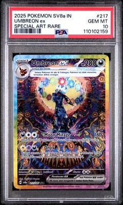 PSA 10 Umbreon ex 217 SAR Terastal Festival Alt SIR Pokemon
