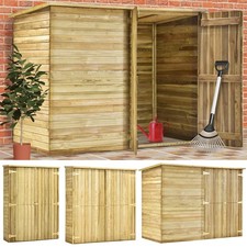 Garten Gerätehaus Kiefernholz Imprägniert Schuppen Geräteschrank Gartenhaus
