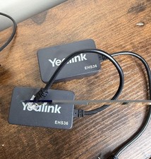 Yealink EHS36 IP Phone Wireless Headset Adapter Lot Of 2