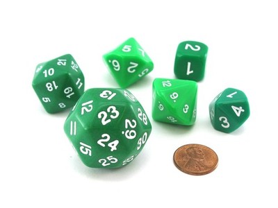 Who Knew? Dice Set GRwh - Koplow Games