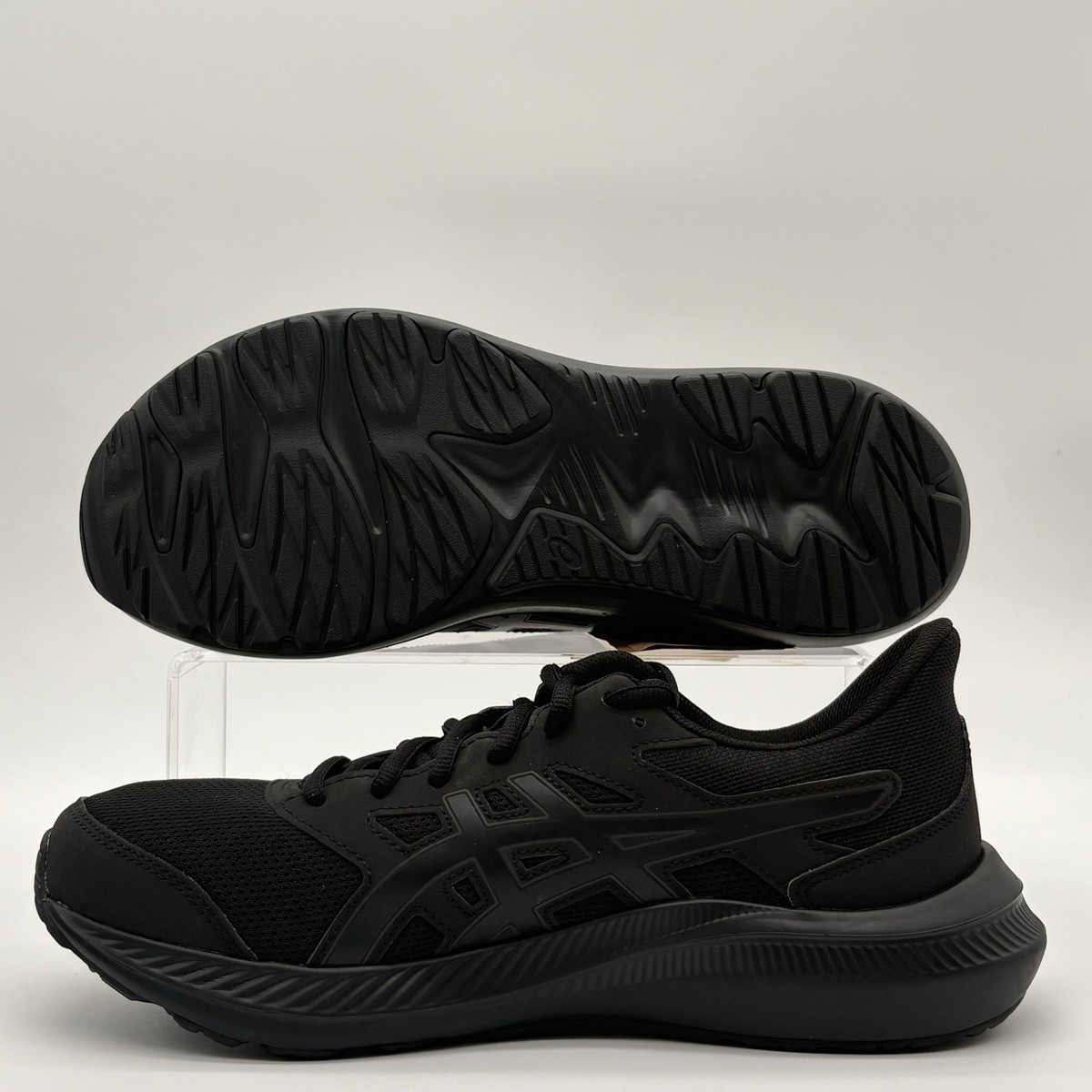 Men Size 9 ASICS Jolt 4 Triple Black Running Sneakers Extra  display picture 1