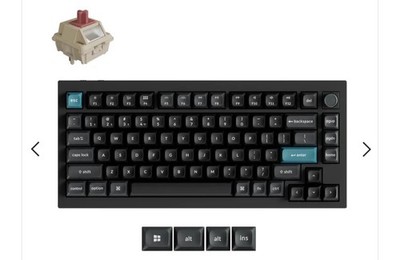 Keychron Q1 ULTRA 8K Wireless Gaming Tastatur mit rotem Linear Silk POM Switch