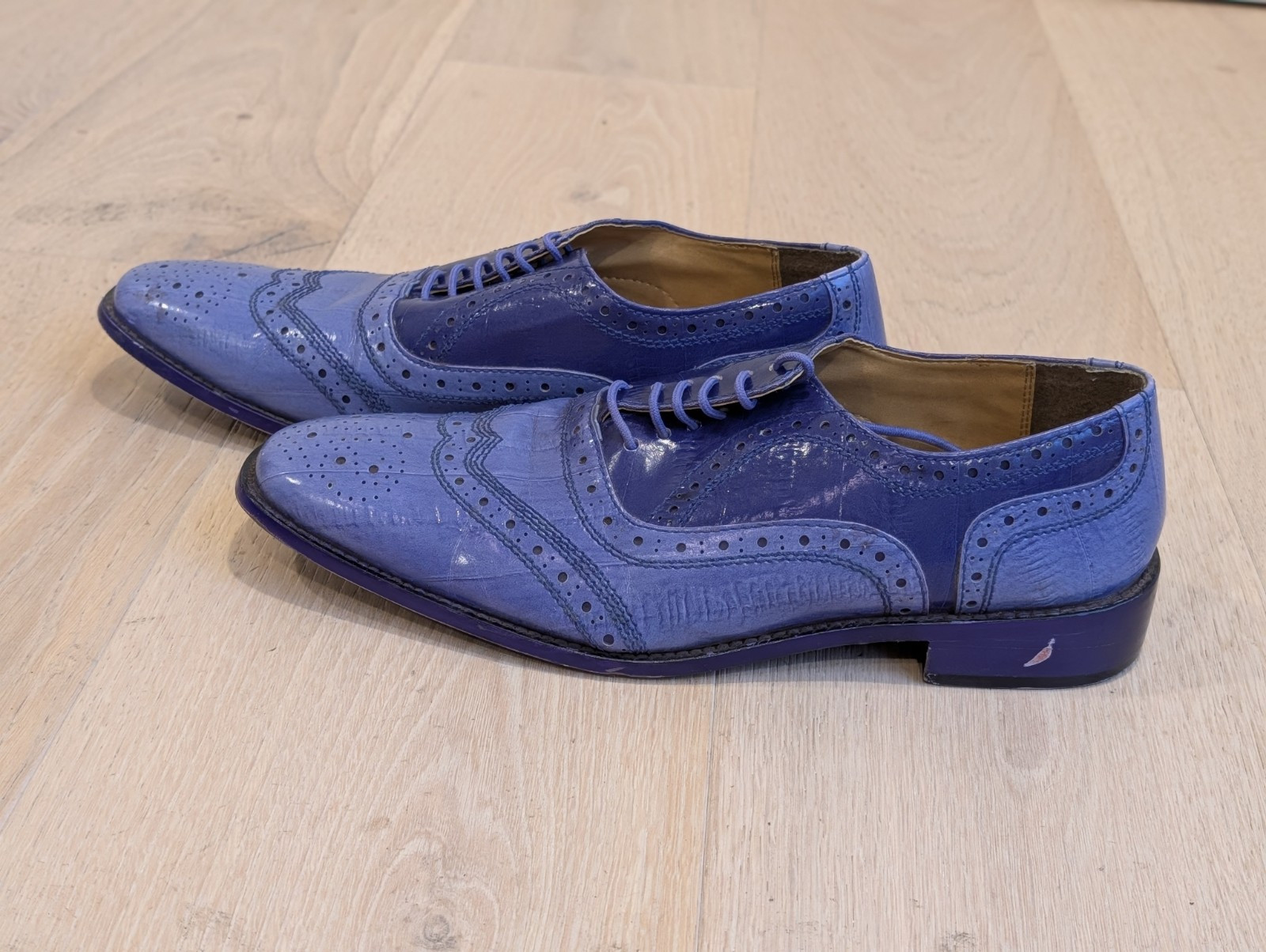SAOLA LIBERTYZENO Tremont scarpe in pelle stile punta alare stringate Oxford taglia 8 5